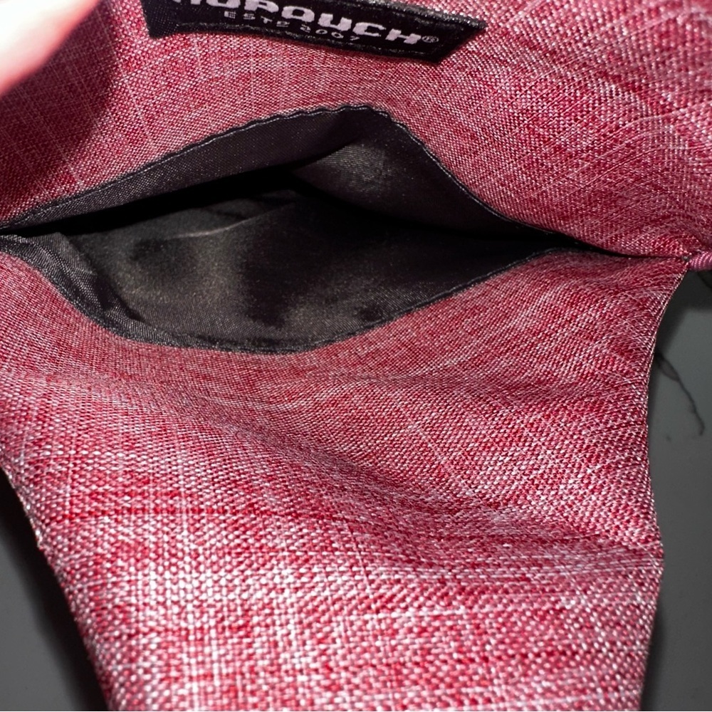 NuPouch Anti-Theft Sling Bag with USB Charging Port - Heather Rose - Picture 6 of 14